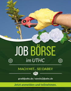 Jobboerse im UTHC-Verein - Info-Flyer