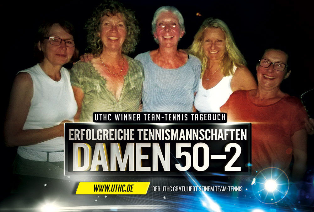 Team-Tennis Mannschaft Damen 50-2 beendet Saison als Tabellenführer