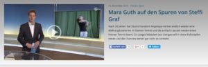 SAT1 Fernsehen Live: Mediathek Tennis-Reportage über Mara Guth des UTHC in Usingen