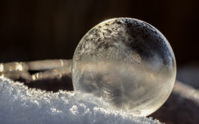 Zauberhafte UTHC-Winterimpressionen mit Eiskristall-Seifenblasen