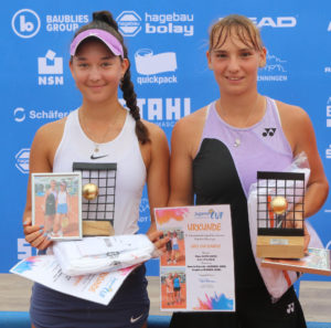ITF Doppel Siegerin Eva Lys und UTHC Nationalspielerin Mara Guth Siegen in Renningen